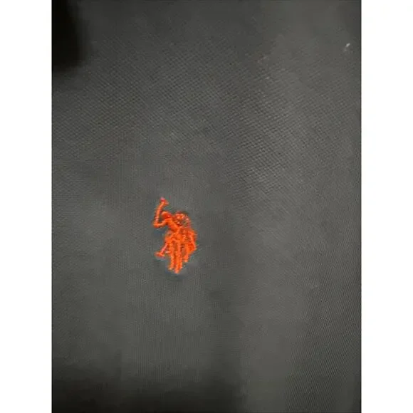 U.S. Polo Assn. Navy Blue Polo Short Sleeve Collared Shirt Men's Sz M - Picture 9 of 11